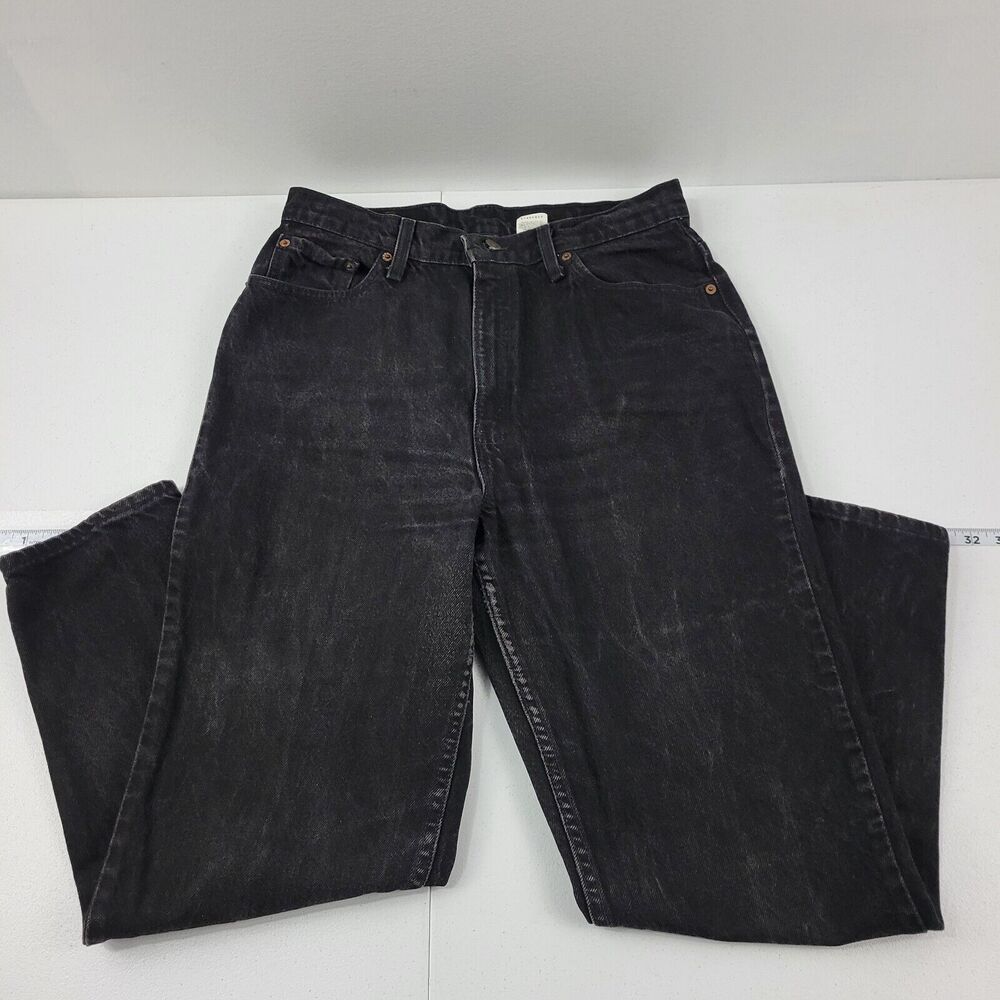 Levi's 14521-0260 vintage womens black jeans 14s denim 90's 3383
